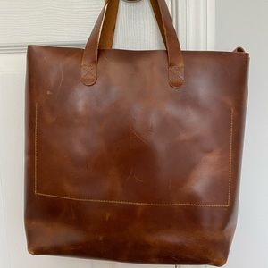 Authentic Spanish Leather Tote Bag